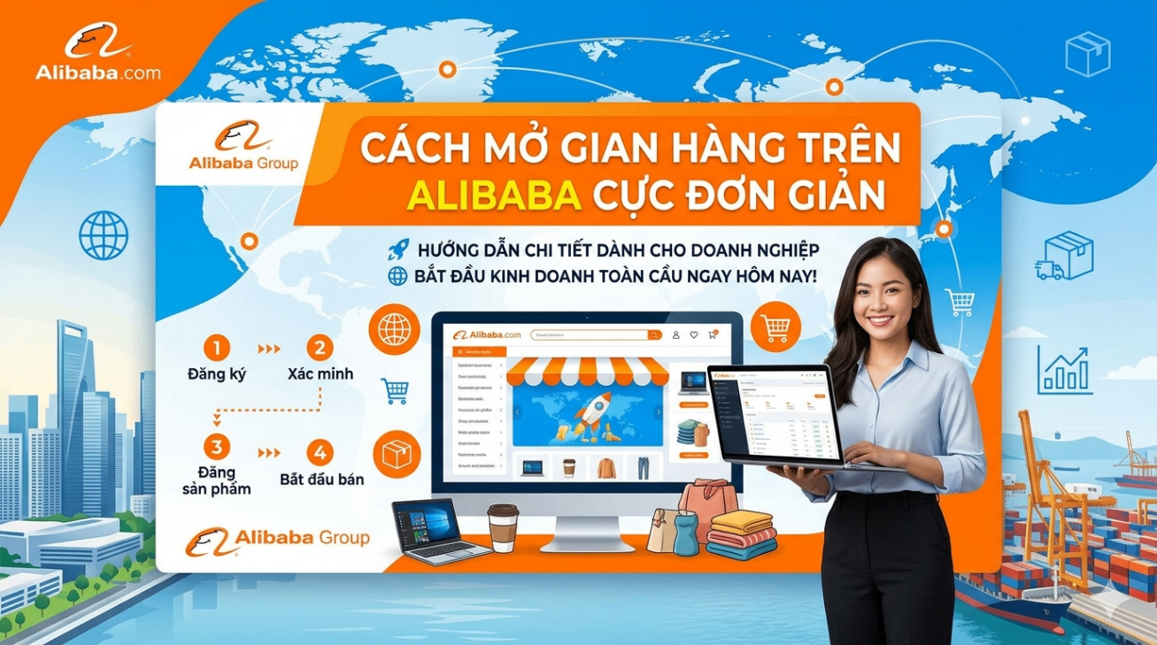 How to open a store on Alibaba is extremely simple, detailed from A-Z for newbies