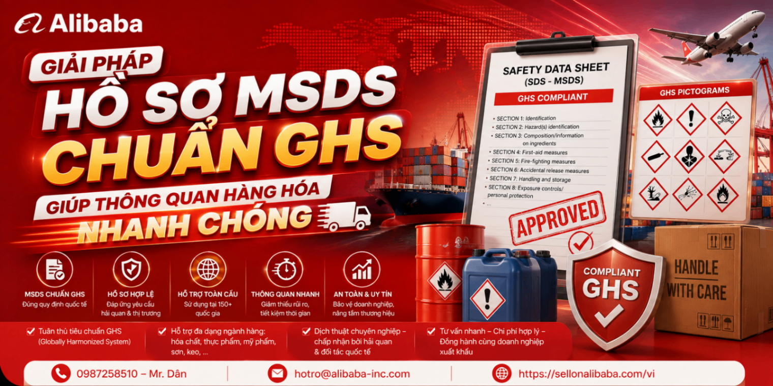 Giải Pháp Hồ Sơ MSDS Chuẩn GHS Giúp Thông Quan Hàng Hóa Nhanh Chóng