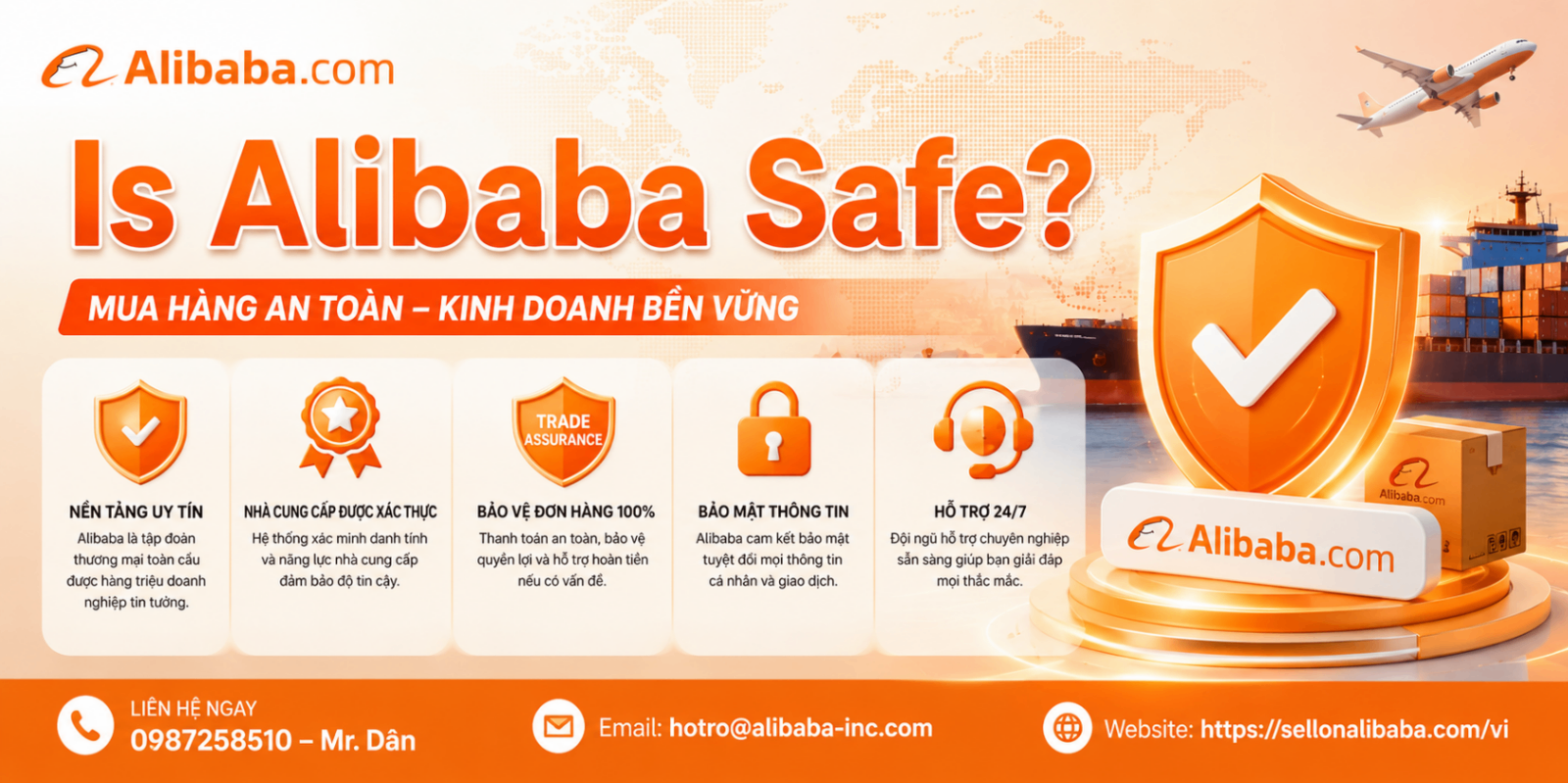 Trade Assurance Alibaba bảo vệ người bán như thế nào?
