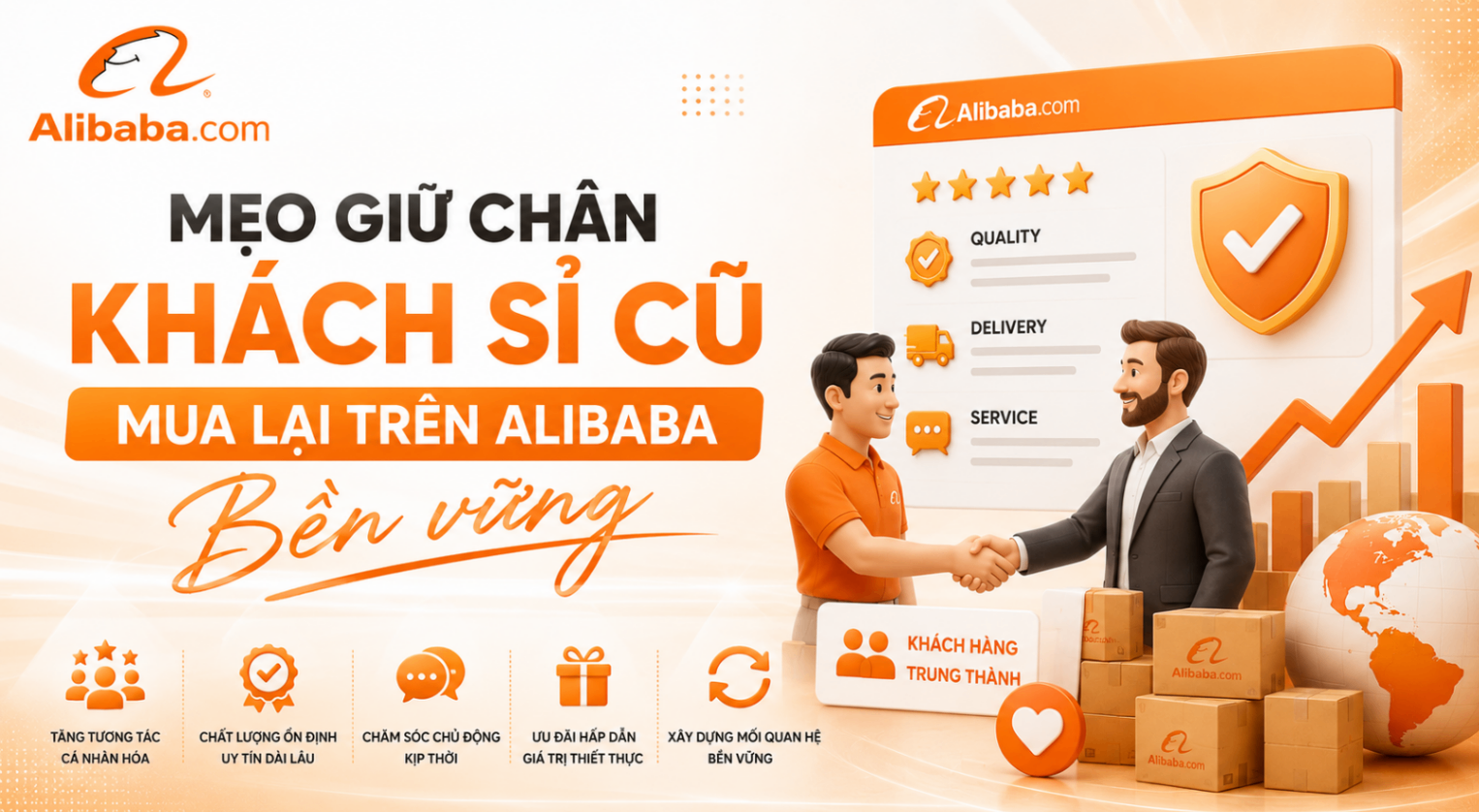 Tips to retain old wholesale customers who buy on Alibaba sustainably