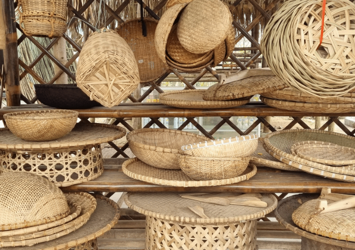 Xuất khẩu đồ gia dụng từ tre, mây Việt sang châu Âu qua Alibaba