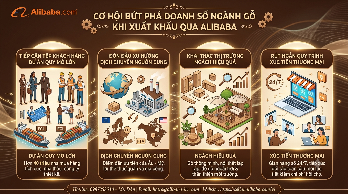 Lộ trình chi tiết từ đăng ký tài khoản Gold Supplier, dự toán chi phí, chiến lược tối ưu bài đăng (từ khóa, FSC, hình ảnh nhà xưởng) đến kỹ năng đàm phán chốt đơn container an toàn.