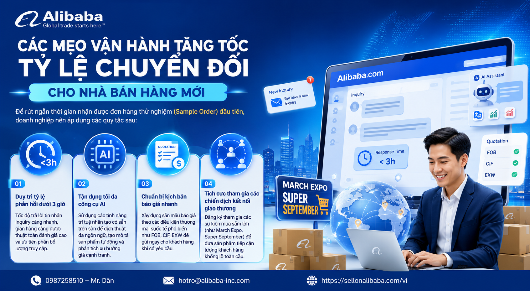 将产品带入国际B2B平台的最快指南：注册阿里巴巴帐户的步骤、优化开店成本以及关闭B2B订单的秘诀。