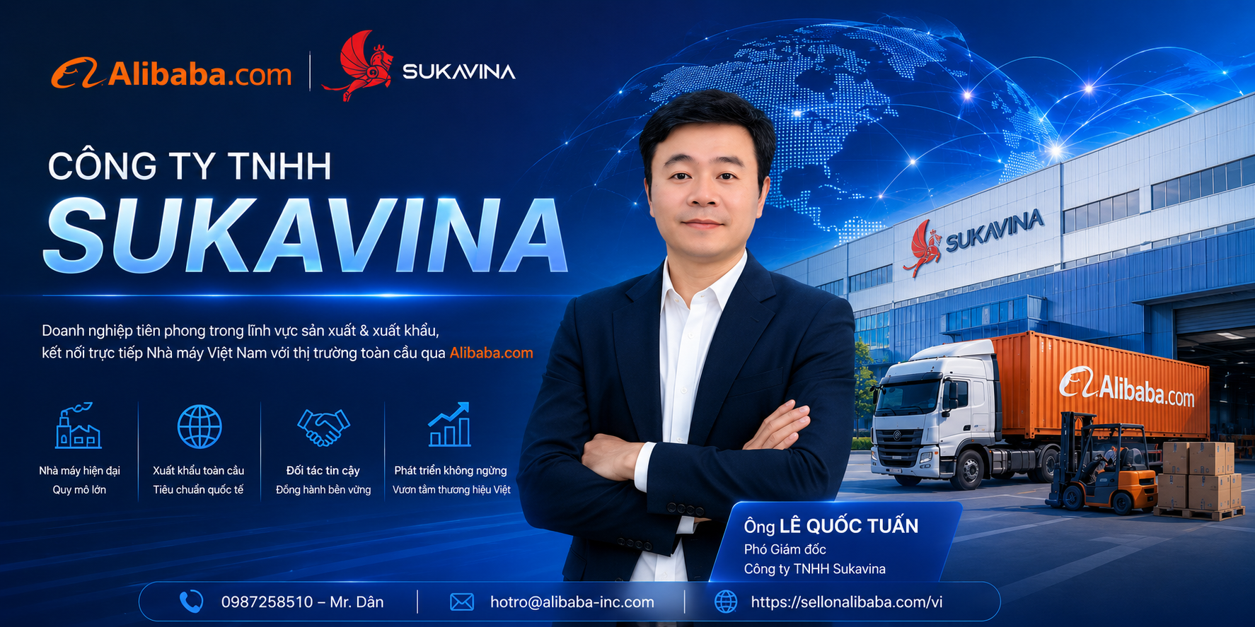 Join CEO CAMP @SUKAVINA on September 17, 2026. Directly visit the 26,000m² factory, learn about the B2B export model reaching a contract of 2.5 million USD.